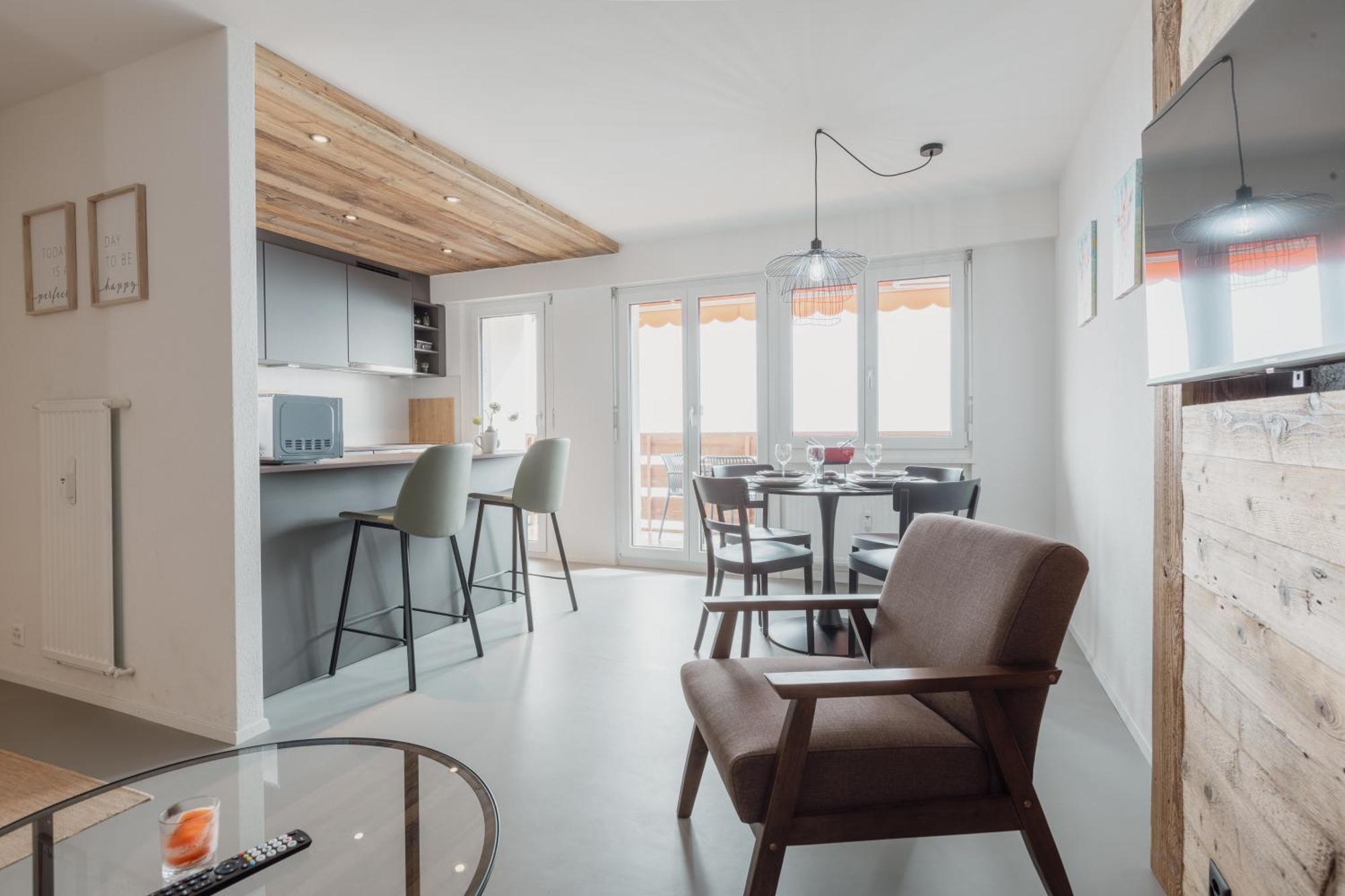 Magnifique Appartement Proche Du Centre Crans-Montana Esterno foto
