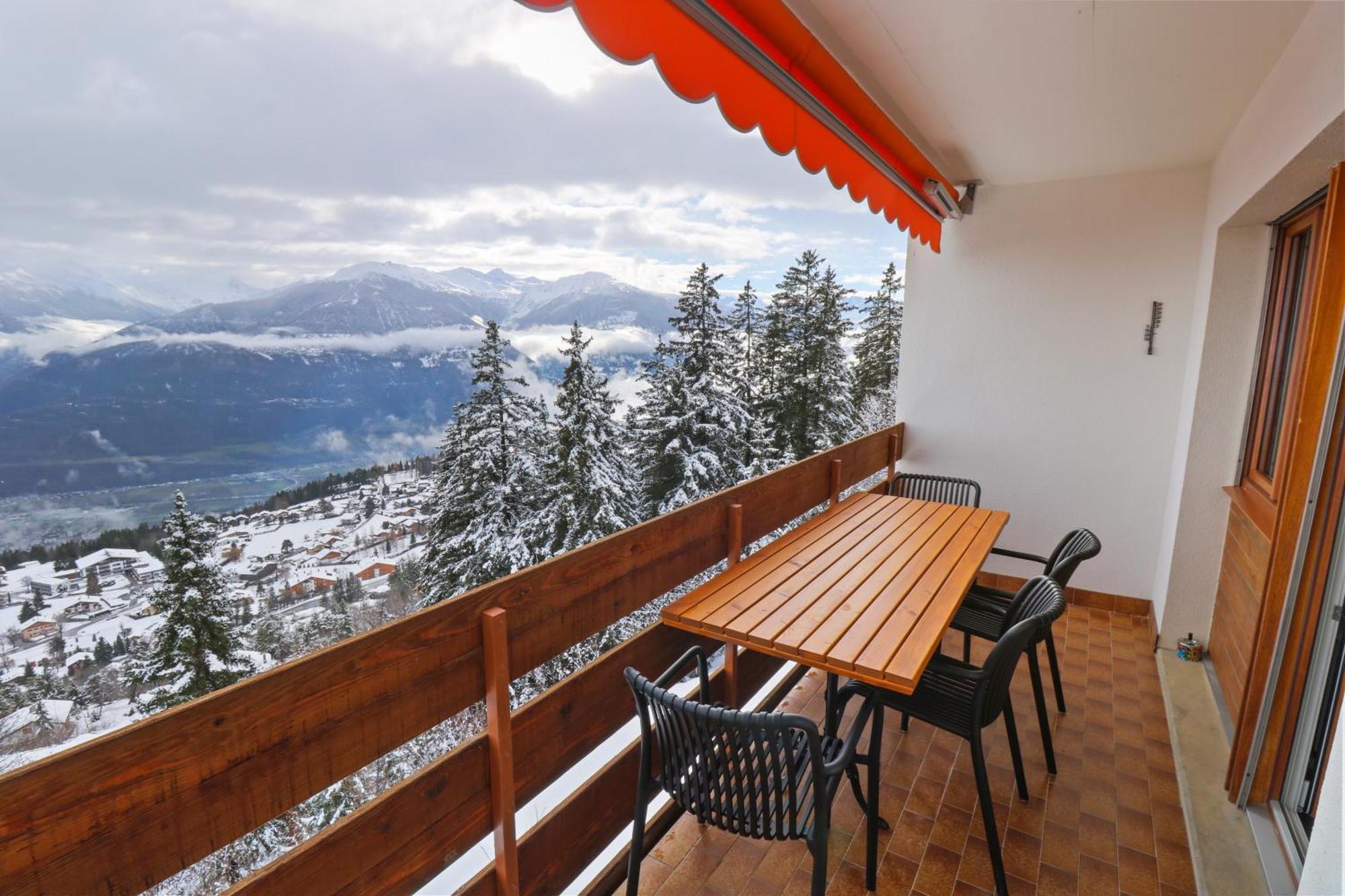Magnifique Appartement Proche Du Centre Crans-Montana Esterno foto